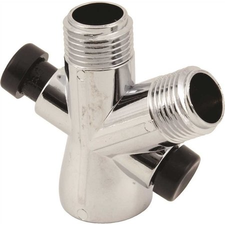 PROPLUS Push-Button Diverter For Showers in Chrome 194011
